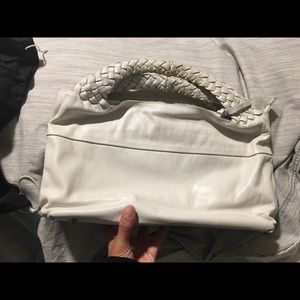 white purse